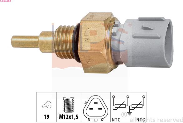 EPS 1.830.368 - Senzor,temperatura lichid de racire aaoparts.ro