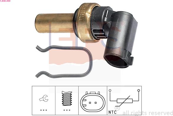 EPS 1.830.300 - Senzor,temperatura ulei aaoparts.ro