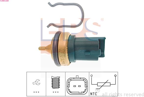 EPS 1.830.328 - Senzor,temperatura lichid de racire aaoparts.ro