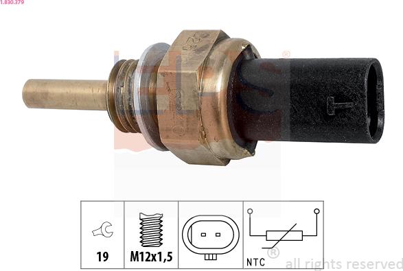 EPS 1.830.379 - Senzor,temperatura lichid de racire aaoparts.ro