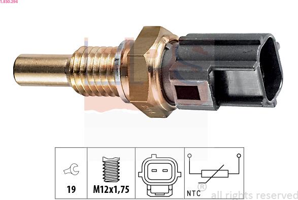 EPS 1.830.294 - Senzor,temperatura lichid de racire aaoparts.ro