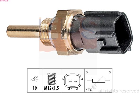 EPS 1.830.225 - Senzor,temperatura ulei aaoparts.ro