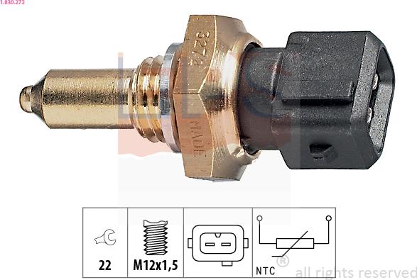 EPS 1.830.272 - Senzor,temperatura ulei aaoparts.ro