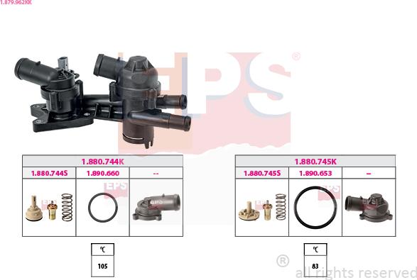 EPS 1.879.962KK - Termostat,lichid racire aaoparts.ro