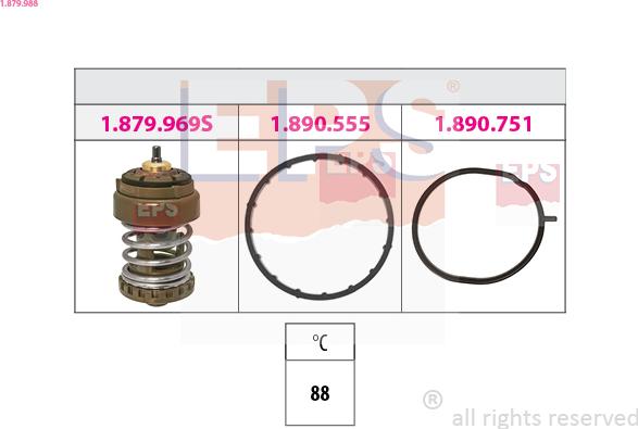 EPS 1.879.988 - Termostat,lichid racire aaoparts.ro