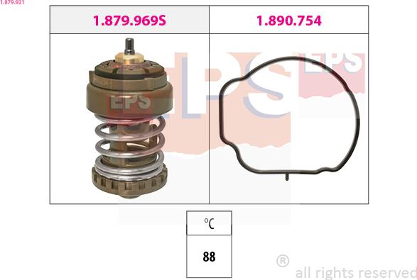 EPS 1.879.921 - Termostat,lichid racire aaoparts.ro