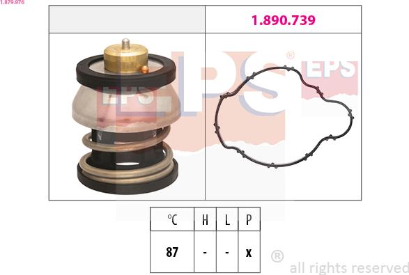 EPS 1.879.976 - Termostat,lichid racire aaoparts.ro