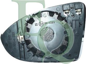 Equal Quality RD01841 - Sticla oglinda, oglinda retrovizoare exterioara aaoparts.ro