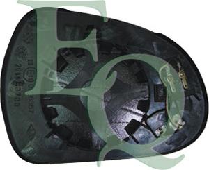 Equal Quality RS02208 - Sticla oglinda, oglinda retrovizoare exterioara aaoparts.ro