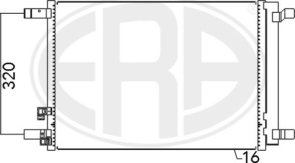 ERA 667094 - Condensator, climatizare aaoparts.ro