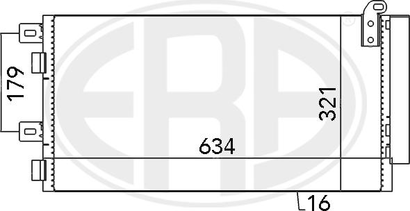 ERA 667051 - Condensator, climatizare aaoparts.ro