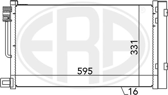 ERA 667010 - Condensator, climatizare aaoparts.ro
