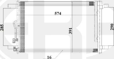 ERA 667198 - Condensator, climatizare aaoparts.ro