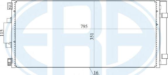 ERA 667157 - Condensator, climatizare aaoparts.ro