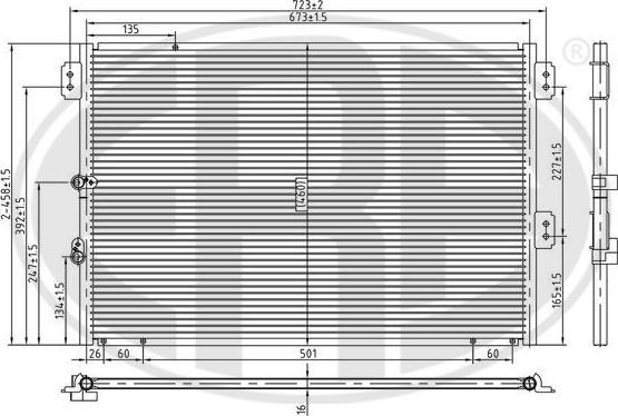 ERA 667290 - Condensator, climatizare aaoparts.ro