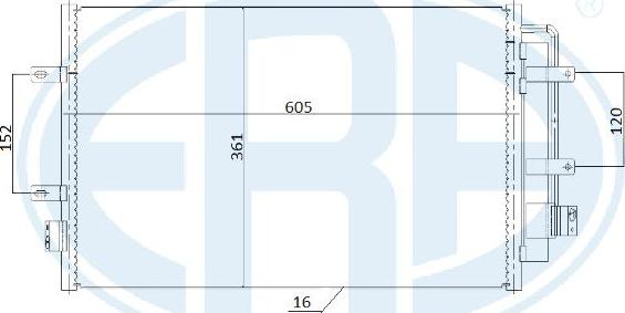 ERA 667245 - Condensator, climatizare aaoparts.ro