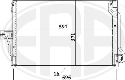 ERA 667207 - Condensator, climatizare aaoparts.ro