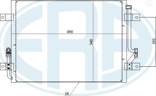 ERA 667278 - Condensator, climatizare aaoparts.ro
