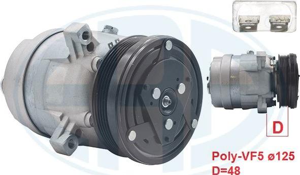 ERA 670050 - Compresor, climatizare aaoparts.ro