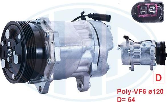 ERA 670064 - Compresor, climatizare aaoparts.ro