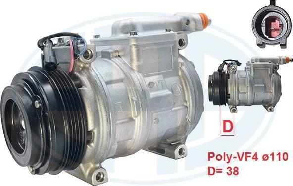 ERA 670144 - Compresor, climatizare aaoparts.ro