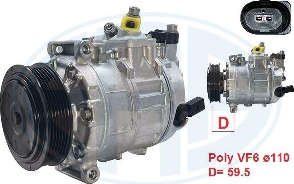 ERA 670115 - Compresor, climatizare aaoparts.ro