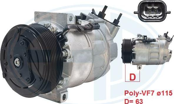 ERA 670111 - Compresor, climatizare aaoparts.ro