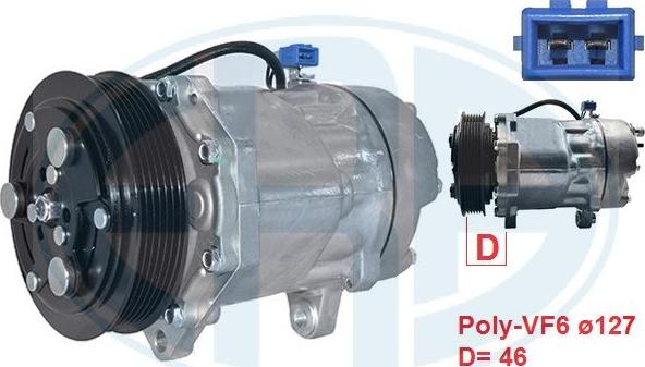 ERA 670130 - Compresor, climatizare aaoparts.ro