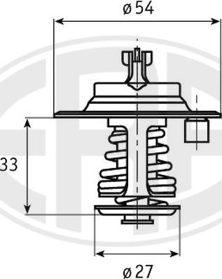 ERA 350160 - Termostat,lichid racire aaoparts.ro