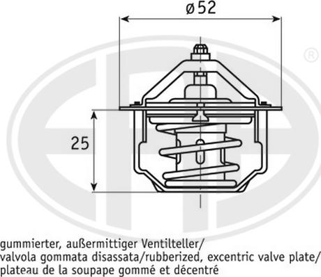 ERA 350351 - Termostat,lichid racire aaoparts.ro