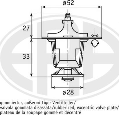 ERA 350353 - Termostat,lichid racire aaoparts.ro