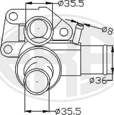 ERA 350315 - Termostat,lichid racire aaoparts.ro