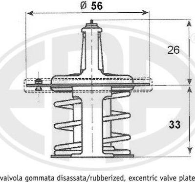 ERA 350280A - Termostat,lichid racire aaoparts.ro