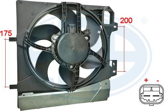 ERA 352057 - Ventilator, radiator aaoparts.ro