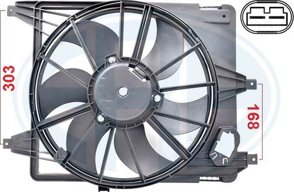 ERA 352086 - Ventilator, radiator aaoparts.ro