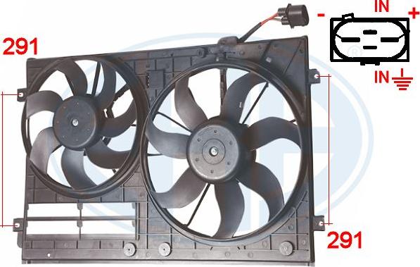 ERA 352035 - Ventilator, radiator aaoparts.ro