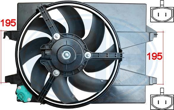 ERA 352070 - Ventilator, radiator aaoparts.ro