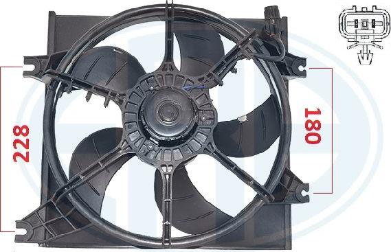 ERA 352100 - Ventilator, radiator aaoparts.ro