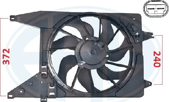 ERA 352103 - Ventilator, radiator aaoparts.ro