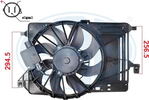 ERA 352139 - Ventilator, radiator aaoparts.ro