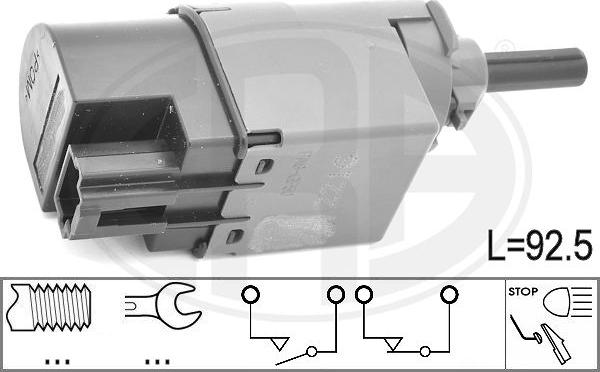 ERA 330937 - Comutator, actionare ambreiaj (Tempomat) aaoparts.ro