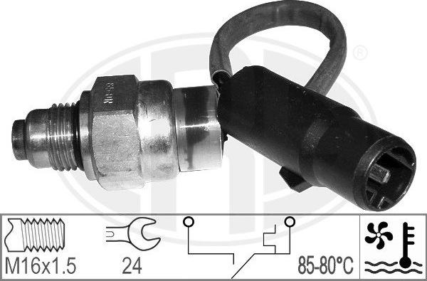 ERA 330668 - Comutator temperatura, ventilator radiator aaoparts.ro