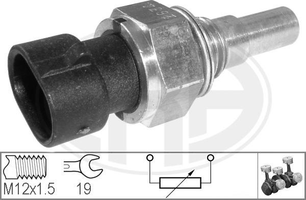 ERA 330107 - Senzor,temperatura lichid de racire aaoparts.ro