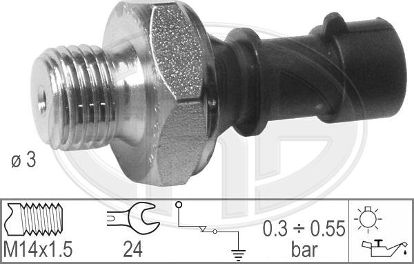 ERA 330363 - Senzor,presiune ulei aaoparts.ro