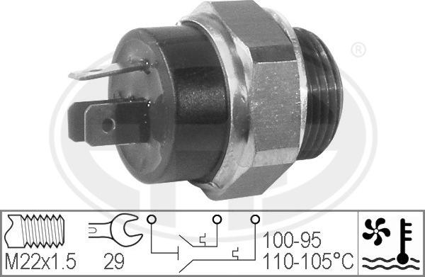 ERA 330210 - Comutator temperatura, ventilator radiator aaoparts.ro