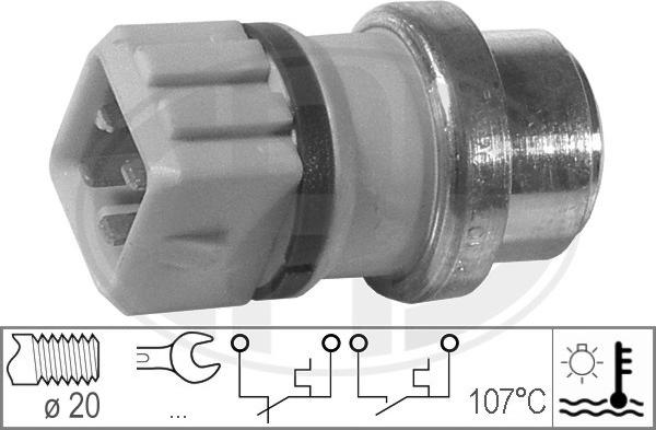 ERA 330288 - Senzor,temperatura lichid de racire aaoparts.ro