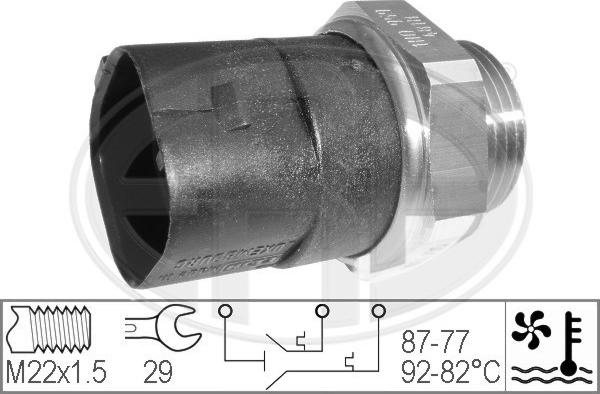 ERA 330283 - Comutator temperatura, ventilator radiator aaoparts.ro