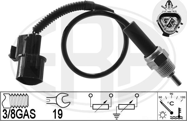 ERA 331028 - Senzor,temperatura lichid de racire aaoparts.ro