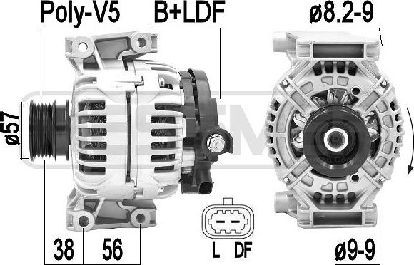 ERA 209425A - Generator / Alternator aaoparts.ro