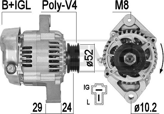 ERA 209547A - Generator / Alternator aaoparts.ro